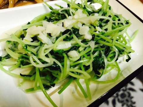 豆苗のにくにく青菜炒め風★